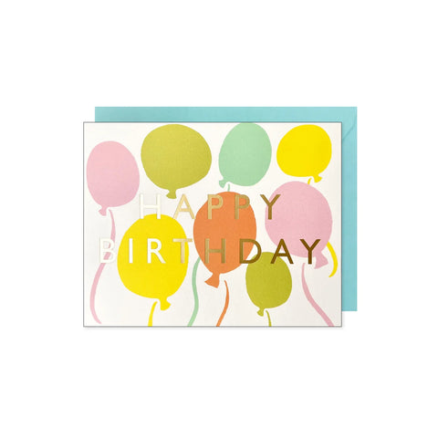 Bright Balloons - Birthday Card