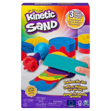 Kinetic Sand Rainbow Mix Set - Ages 3+