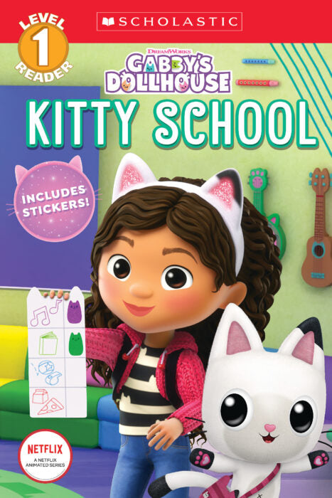 ECB: Gabby's Dollhouse: Kitty School (Level 1 Reader) - Ages 4+
