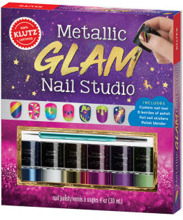Klutz: Metallic Glam Nail Studio - Ages 10+