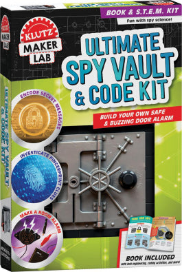 Klutz: Ultimate Spy Vault & Code Kit - Ages 8+