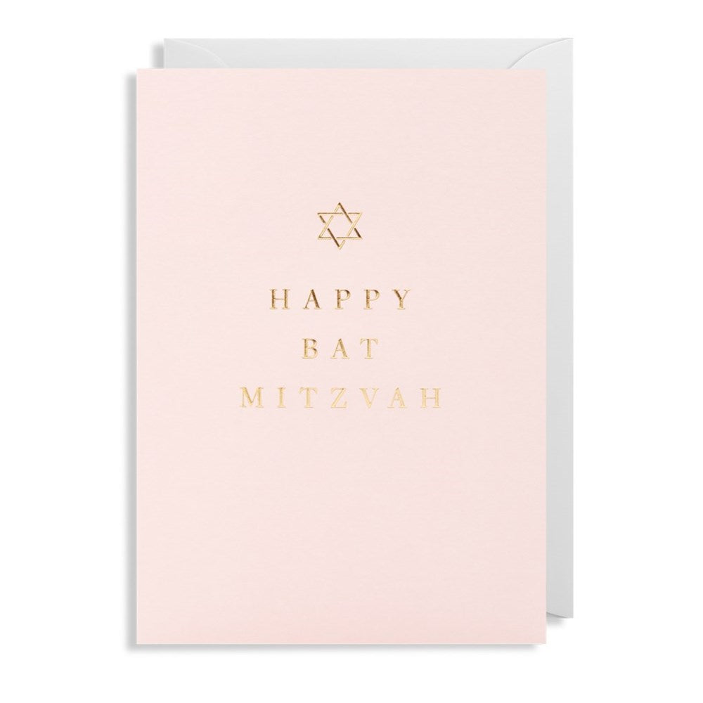 Happy Bat Mitzvah - Religious Card