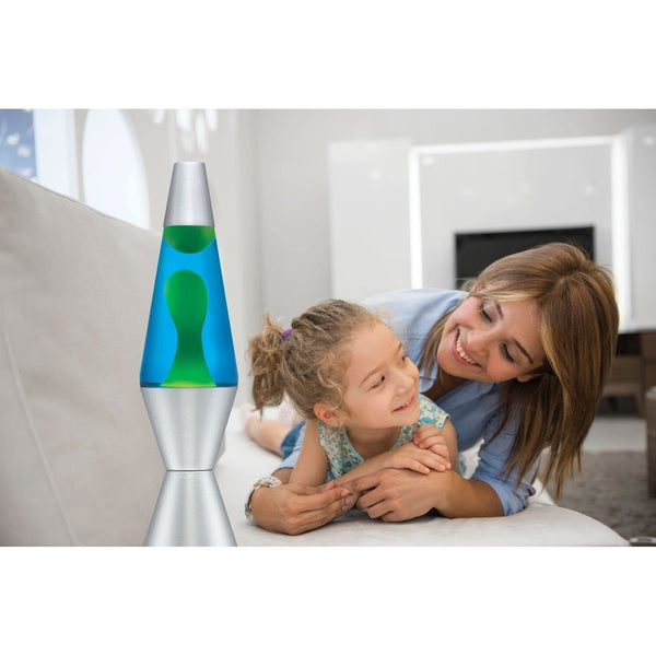 SCHY: 14.5” LAVA® Lamp Blue/Green/Silver - Ages 8+