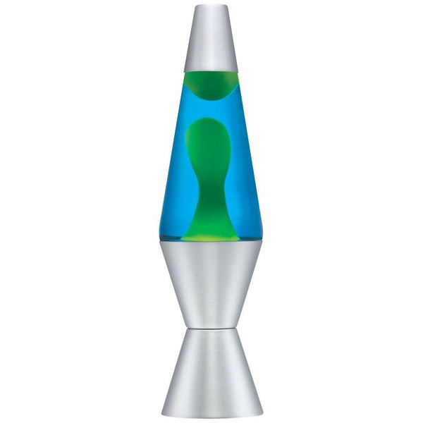 14.5” LAVA® Lamp: Blue/Green/Silver