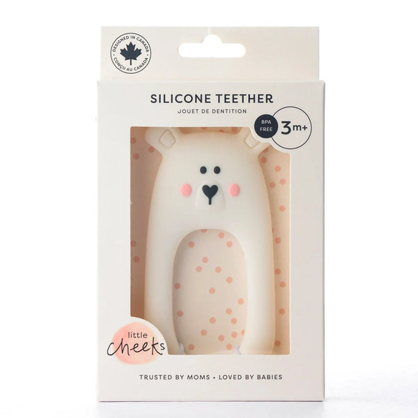 Bear Teether - White -  3 monthes