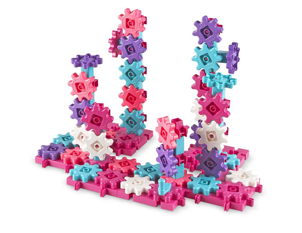 Gears! Gears! Gears! Deluxe Building Set 100pc Pink - Ages 3+