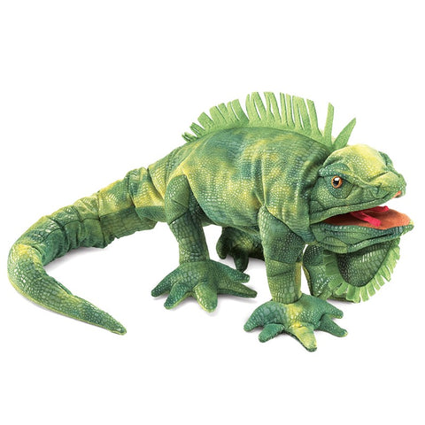 Folkmanis: Iguana Puppet - Ages 3+