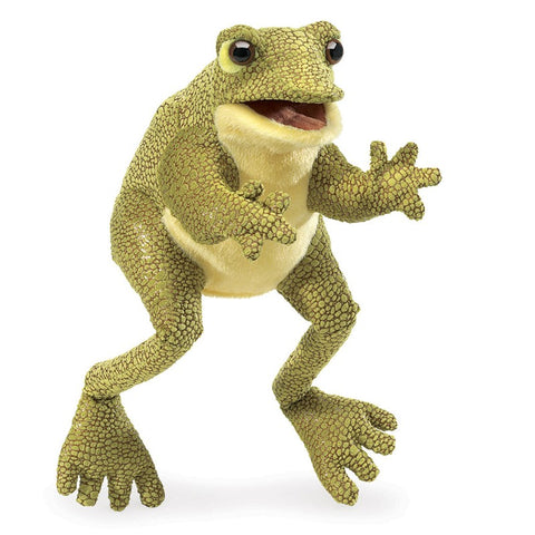 Folkmanis: Funny Frog Hand Puppet - Ages 3+
