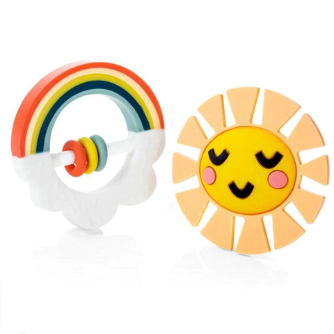 Little Rainbow Baby Teether Toys - Ages 3mths+