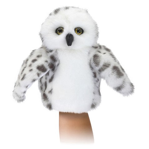 Folkmanis: Little Snowy Owl Puppet - Ages 3+