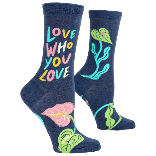 Love Who You Love Women's Crew Socks - Size 5-10