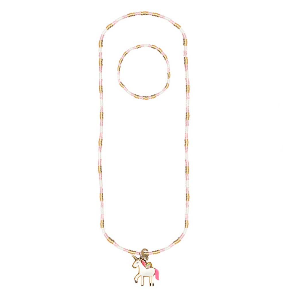 Magic Unicorn Necklace and Bracelet Set - Ages 3+