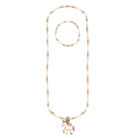 Magic Unicorn Necklace and Bracelet Set - Ages 3+