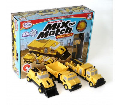 Magnetic Mix or Match Vehicles: Construction - Ages 3+
