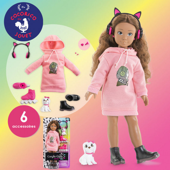 Corolle Girls Doll: Melody Music and Fashion Set - Ages 4+