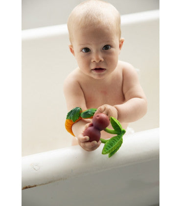 Mery the Cherry Natural Rubber Teether & Bath Toy - Ages 0+