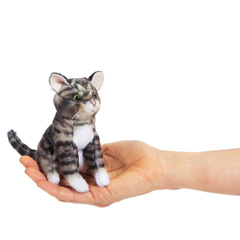 Mini Tabby Cat Finger Puppet - Ages 0+