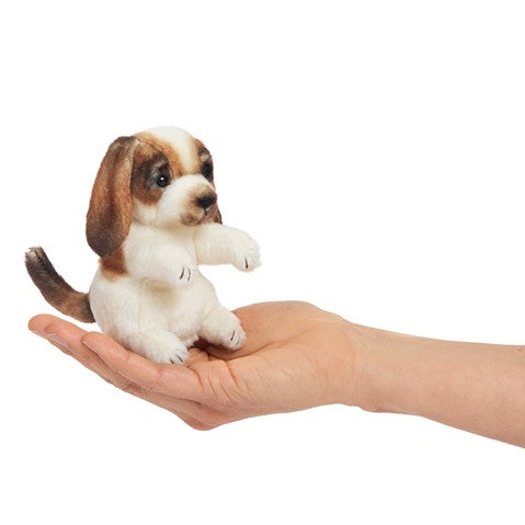 Folkmanis: Mini Dog Finger Puppet - Ages 3+