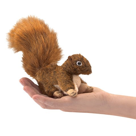 Mini Red Squirrel Finger Puppet - Ages 3+