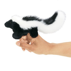 Folkmanis: Mini Skunk Finger Puppet - Ages 3+