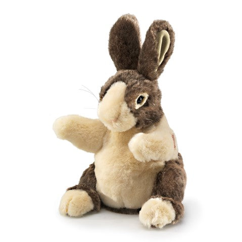 Folkmanis: Baby Dutch Rabbit Puppet - Ages 3+