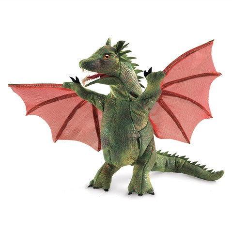 Folkmanis: Winged Dragon Puppet - Ages 3+