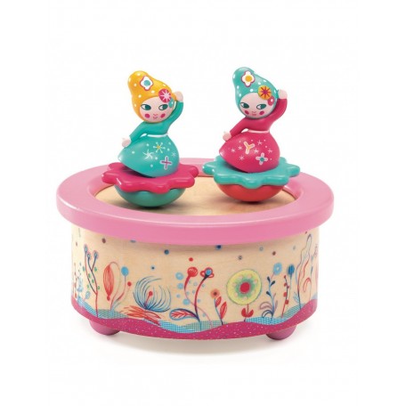 Djeco: Magnetic Musical Box: Flower Melody - Ages 12 Months+