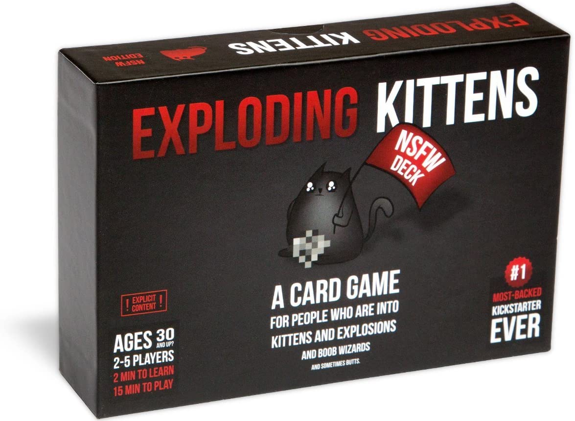 Exploding Kittens NSFW Edition - Ages 18+