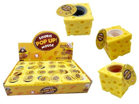 Squeeze Pop-up Mouse in Cheese - Ages 3+