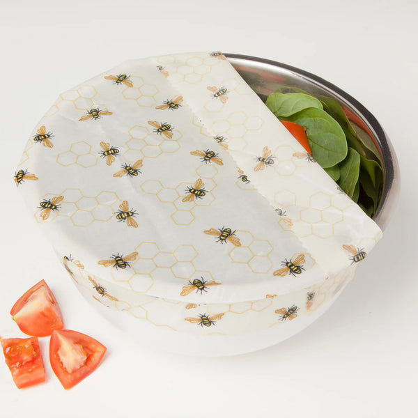 Beeswax Wraps - 3 Pack: Bees