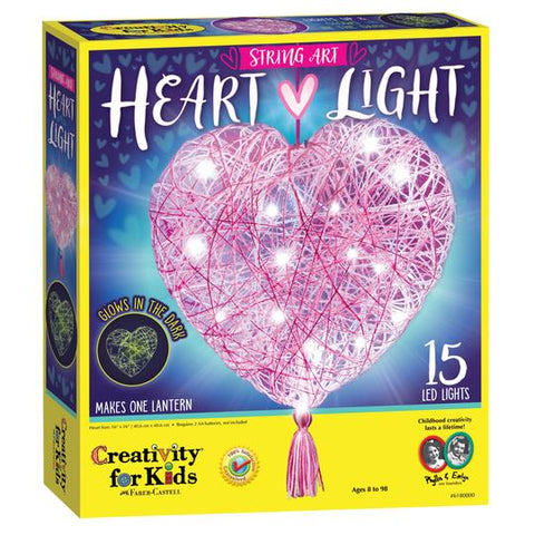 Creativity for Kids: String Art: Heart Light - Ages 8+