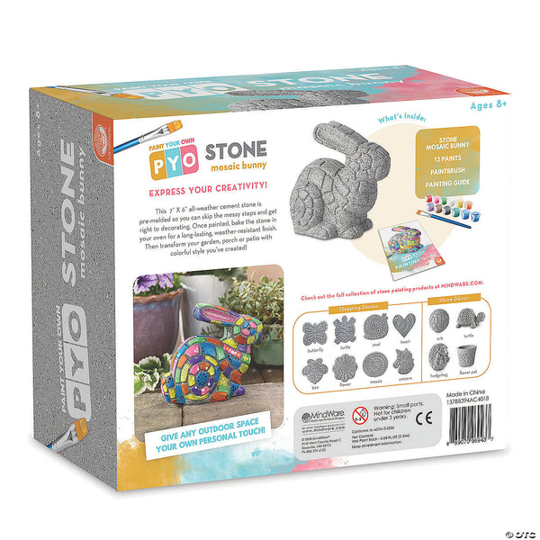 Paint Your Own Stone: Mosaic Bunny - Ages 8+