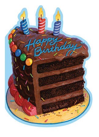 Chocolate Birthday Cake - Birthday Card