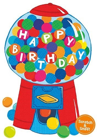 Bubblegum Machine - Birthday Card