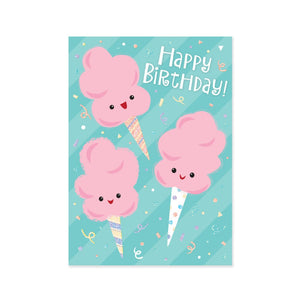 Cotton Candy - Birthday Card
