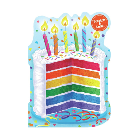 Rainbow Cake - Birthday Card