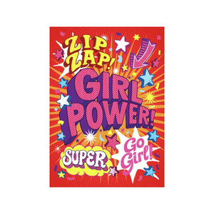 Girl Power Foil - Birthday Card