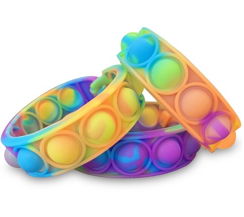 Pop-it Fidget Bracelet - Multi-coloured - Ages 3+