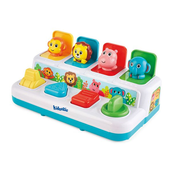 Kidoozie: Pop 'n Play Animal Friends - Ages 12mths+