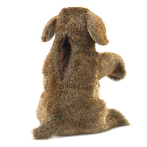 Folkmanis: Sitting Dog Puppet - Ages 3+