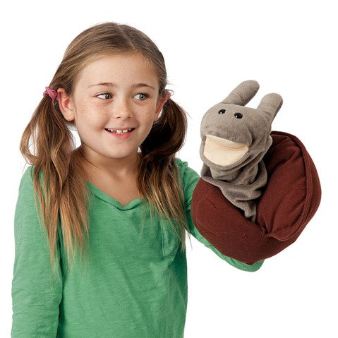 Folkmanis: Snail Puppet - Ages 3+