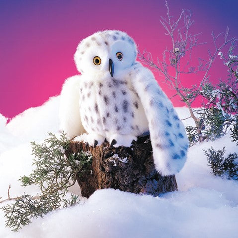 Folkmanis: Snowy Owl Puppet - Ages 3+