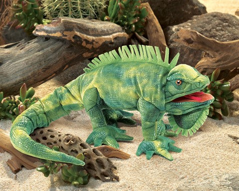 Iguana Puppet-folkmanis