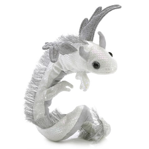 Folkmanis: Pearl Dragon Wristlet Puppet - Ages 3+