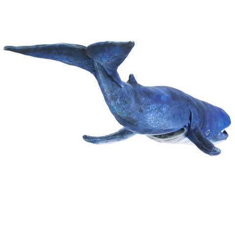 Folkmanis: Blue Whale Puppet - Ages 3+