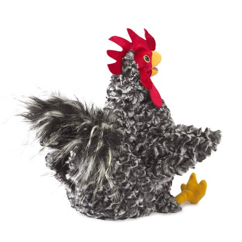 Folkmanis: Barred Rock Rooster Puppet - Ages 3+