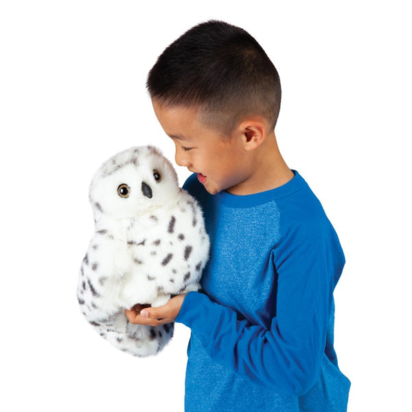 Folkmanis: Snowy Owl Puppet - Ages 3+