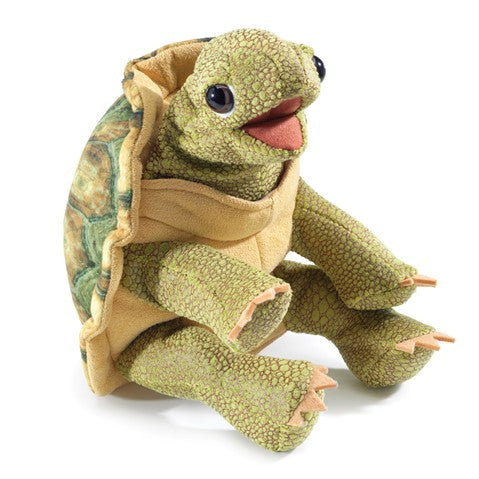 Folkmanis: Standing Tortoise Puppet - Ages 3+
