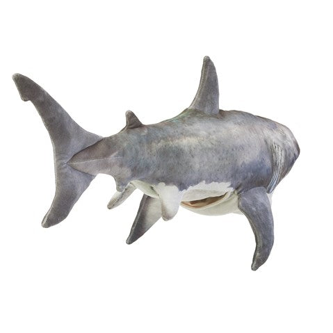 Folkmanis: Great White Shark Puppet - Ages 3+