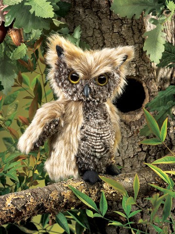 Folkmanis: Screech Owl Puppet - Ages 3+